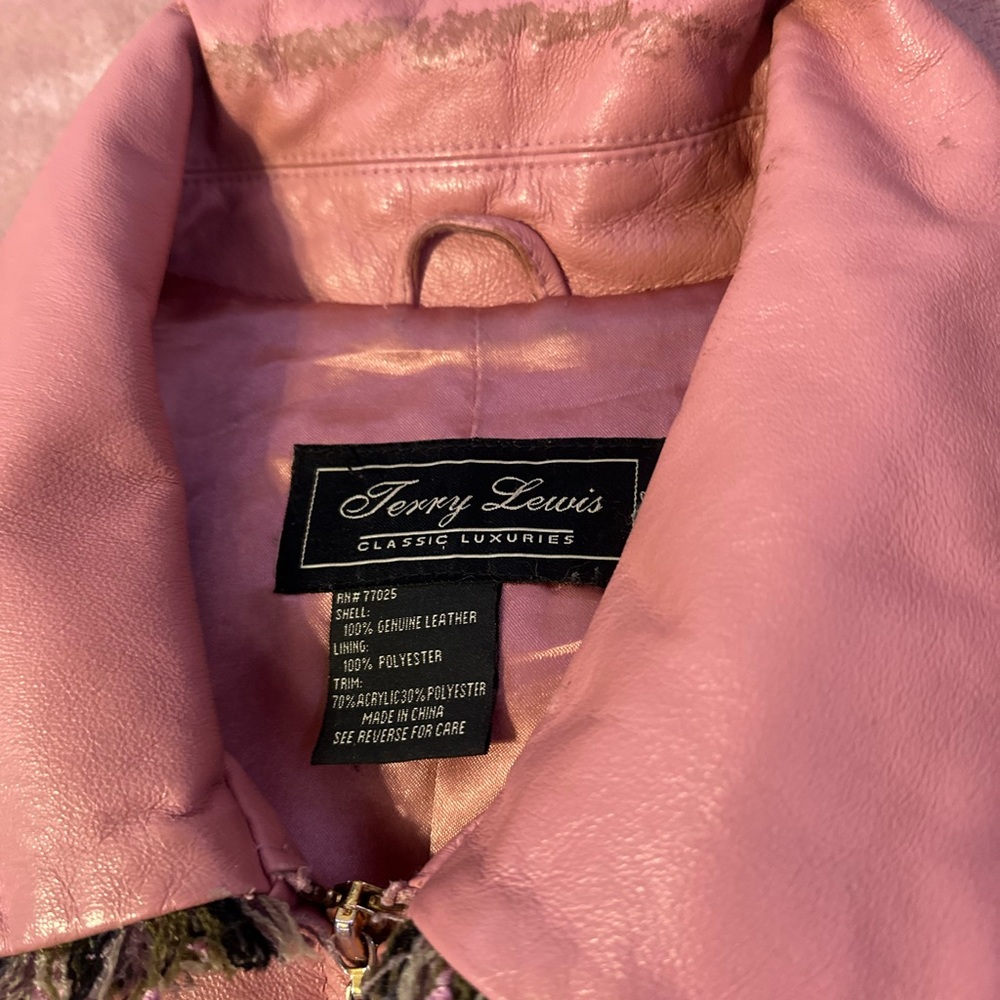 Pink Leather Jacket
